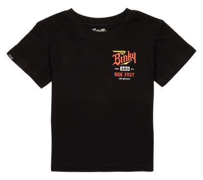 BinkyBro - RIDE FAST T-Shirt: Black