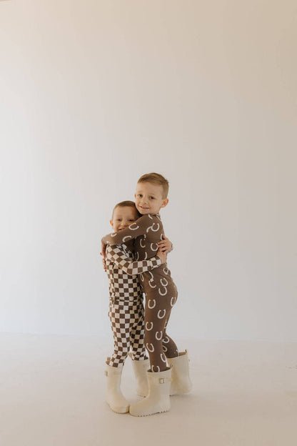 Forever French Baby - Bamboo Two Piece Pajamas | Giddy Up: 2/3 Years