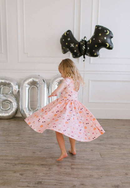 Ollie Jay - Classic Twirl Dress in Hippie Halloween | Girls Dress