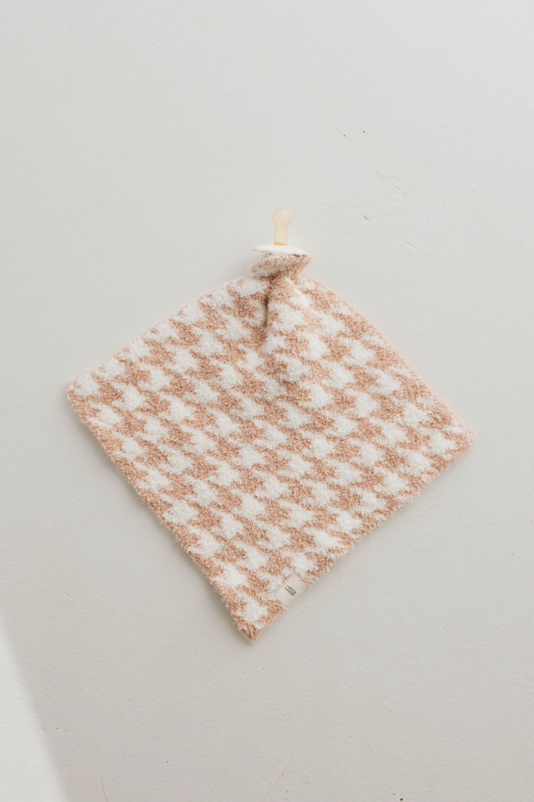 Forever French Baby - Houndstooth Rosé & Cream Plush | Lovey