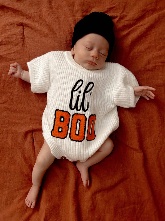 SpearmintLOVE - Sweater Romper, Lil Boo