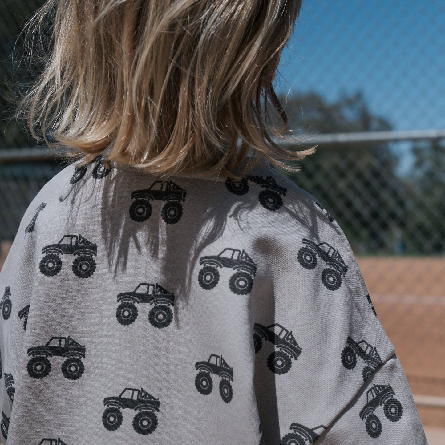 Forever French Baby - French Terry Short Set | Monster Truck: 18-24 Months
