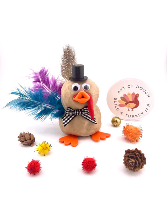 Art of Dough - Build a Turkey Sensory Jar