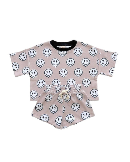 Lucky Panda Kids - Shorts Set | Electric Drippy