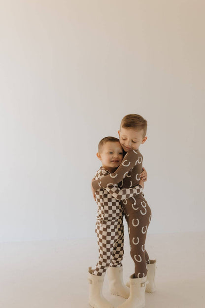 Forever French Baby - Bamboo Two Piece Pajamas | Giddy Up: 2/3 Years