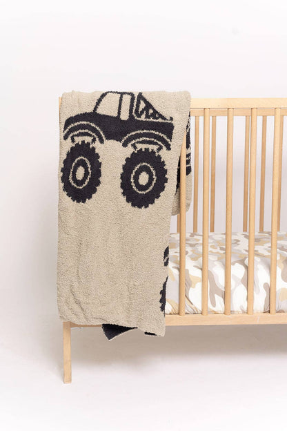 Forever French Baby - Plush Blanket | Monster Truck: Baby/Toddler 45x45