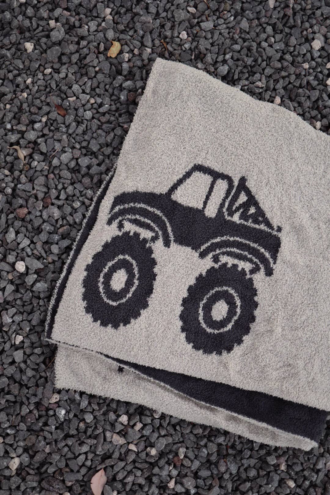 Forever French Baby - Plush Blanket | Monster Truck: Baby/Toddler 45x45