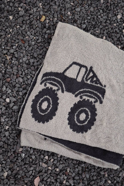 Forever French Baby - Plush Blanket | Monster Truck: Baby/Toddler 45x45