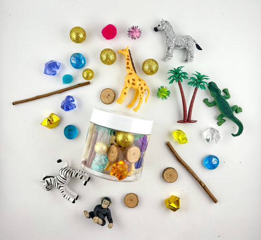 Art of Dough - Zoo Sensory Jar