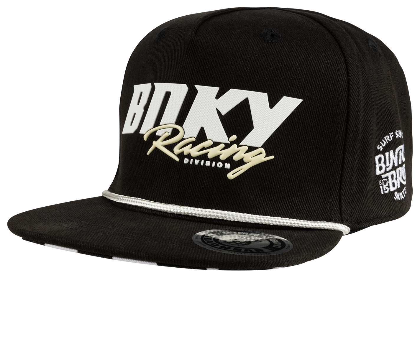 BinkyBro - BNKY Racing Hat: Black / Standard Fit