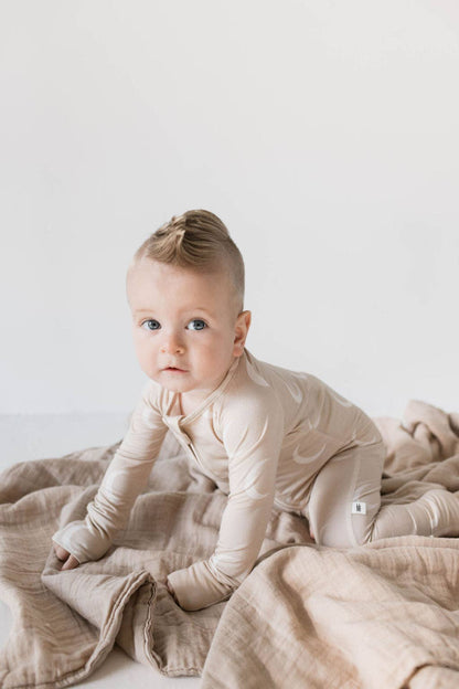 Forever French Baby - Bamboo Zip Pajamas | Luna