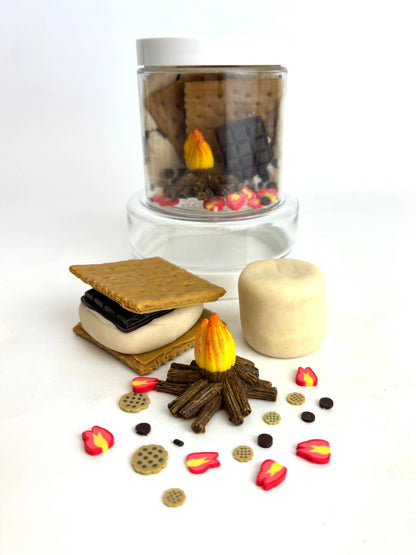 Earth Grown KidDoughs - S'mores Mini Dough-To-Go Play Kit