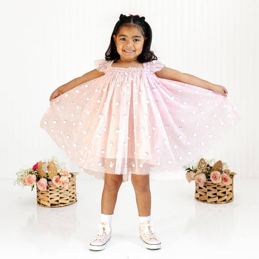 Sweet Wink - Little Bunny Easter Tulle Dress