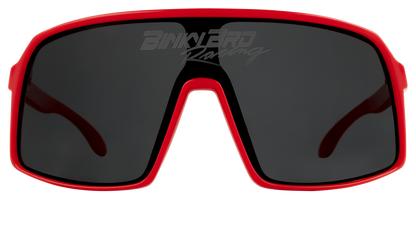 BinkyBro - Monteverde Racing (Crimson) Sunglasses: Red / Monteverde