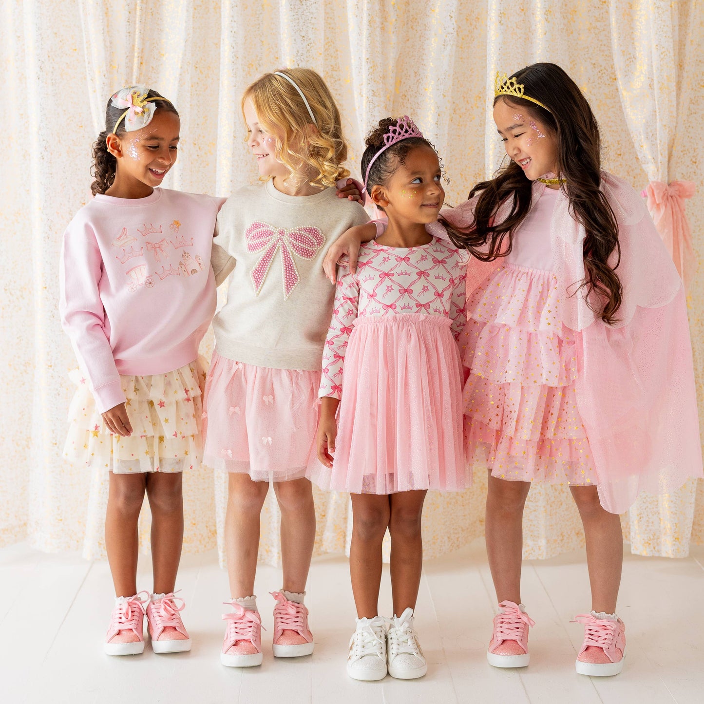 Sweet Wink - Pearl Bow Patch Sweatshirt - Kids Boutique Clothing: 2T