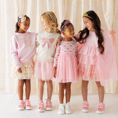 Sweet Wink - Pearl Bow Patch Sweatshirt - Kids Boutique Clothing: 2T