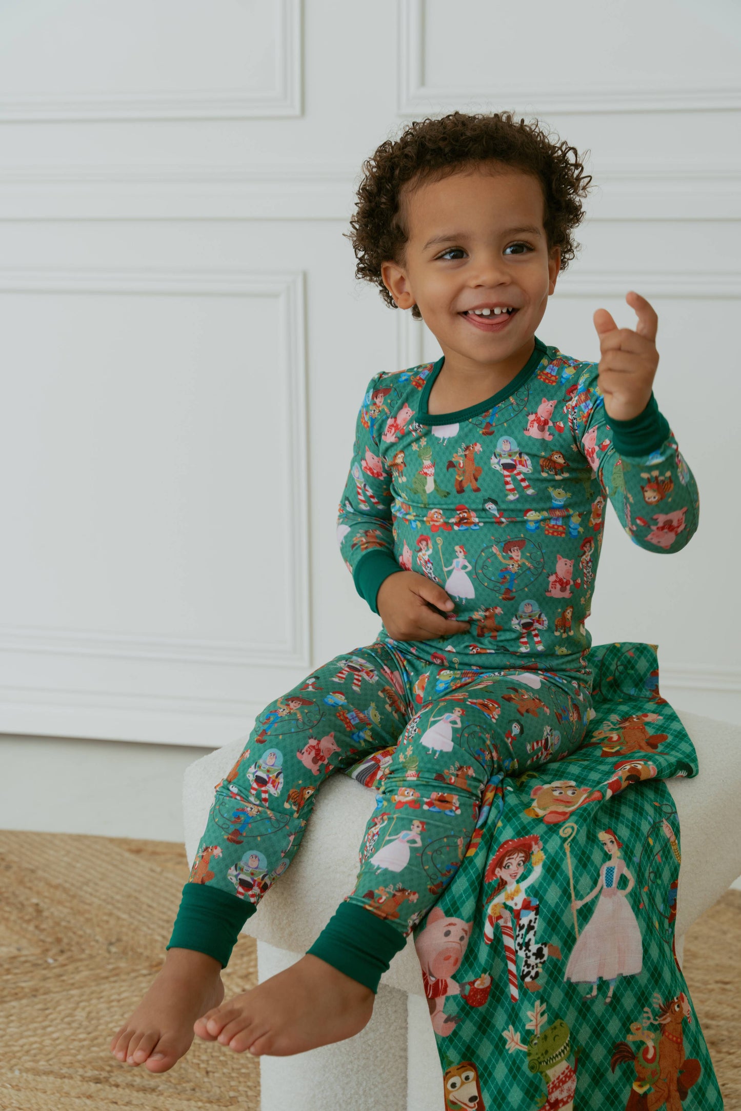 Toy Box Christmas Bamboo Pajama Set