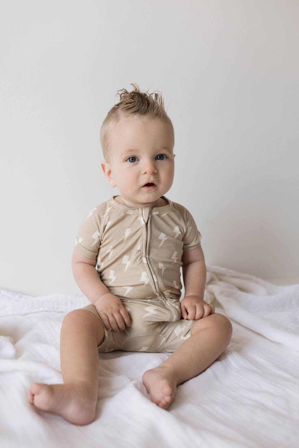 Forever French Baby - Shortie Bamboo Zip | Tan Bolt