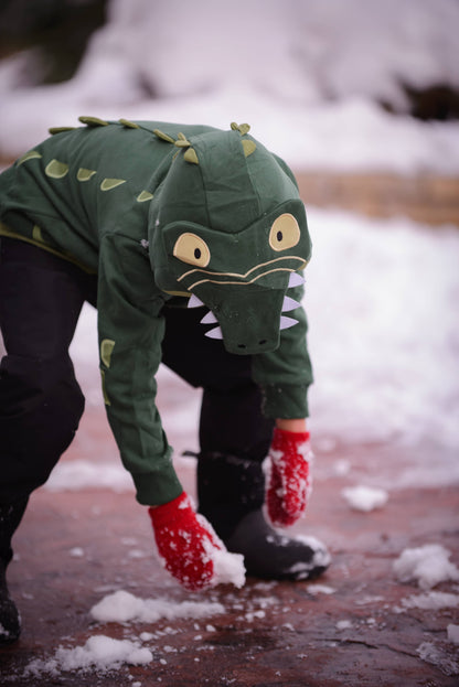Alligator Spikes 3D Hoodie
