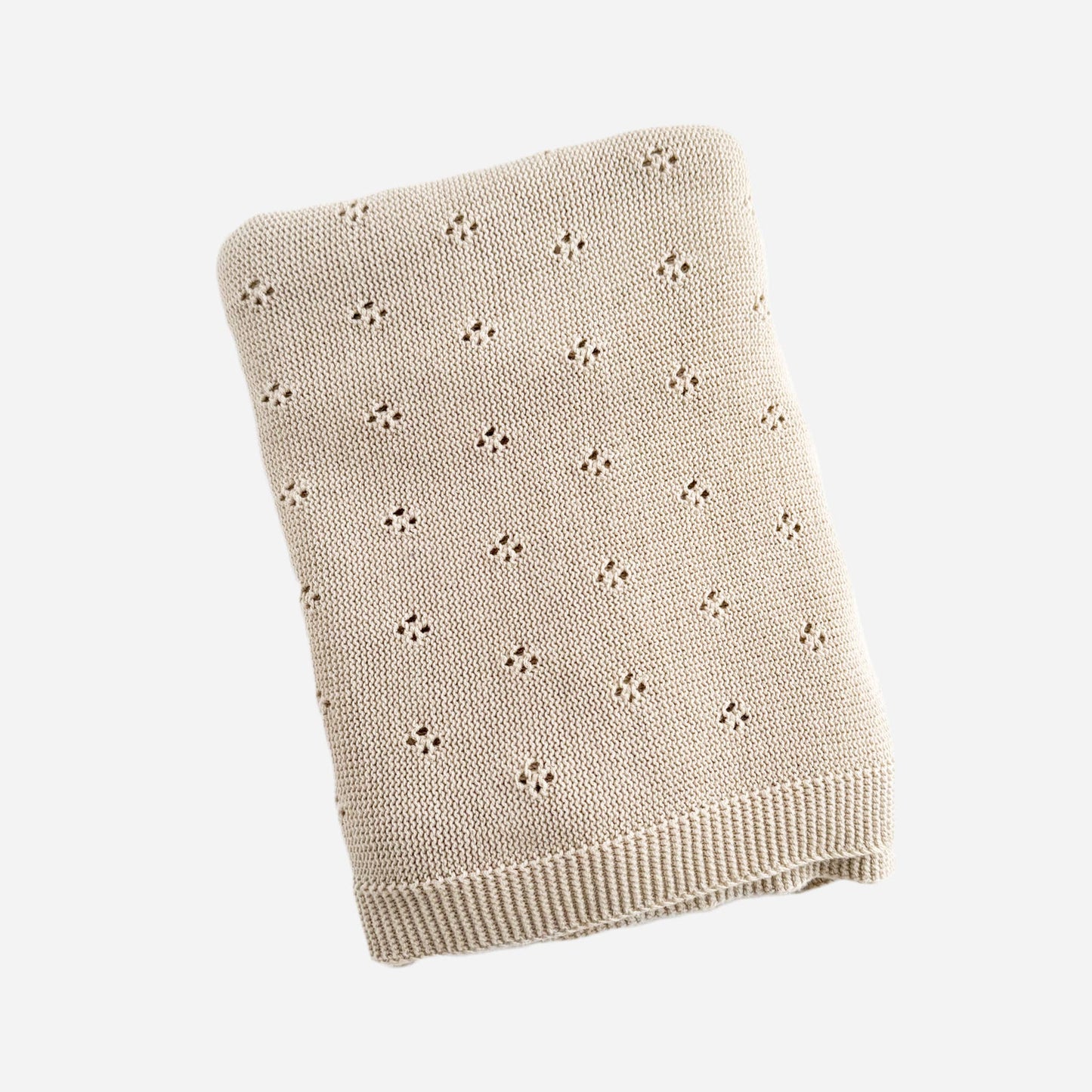 The Blueberry Hill - Heirloom Pique Blanket Birch Organic Cotton Baby Gift Summer