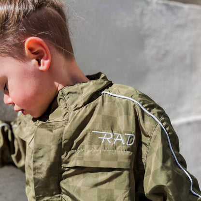 Little Rad Things - THE STORM RIDER WATERPROOF JACKET - ARMY GREEN