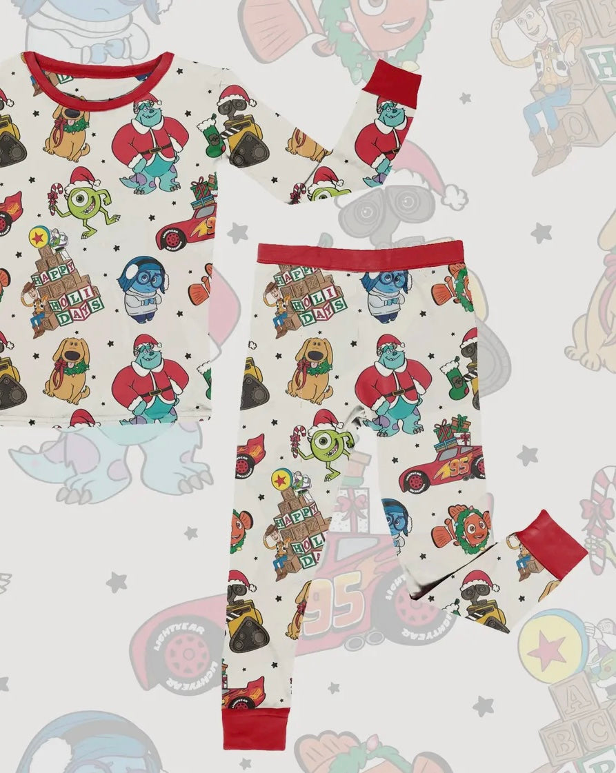 Christmas Characters - 2 Piece Bamboo Set