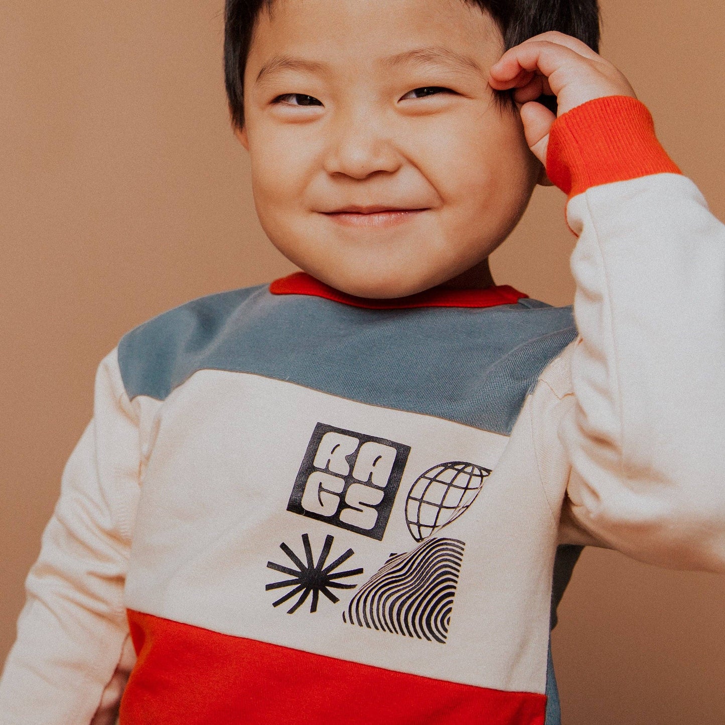 RAGS - Kids Sweatshirt - 'Geometric Shapes