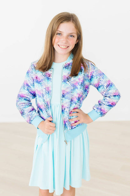 Mila & Rose - Mermaid Flip Sequin Jacket: 2T