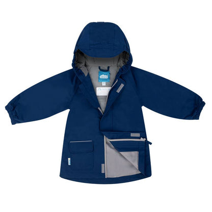 Jan & Jul - Nebula Blue | Puddle-Dry Waterproof Jacket: Thin Liner