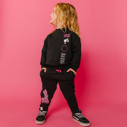 RAGS - Relaxed Fit Joggers - Leopard Barbie™ - Mattel Barbie Collection by RAGS: 6Y
