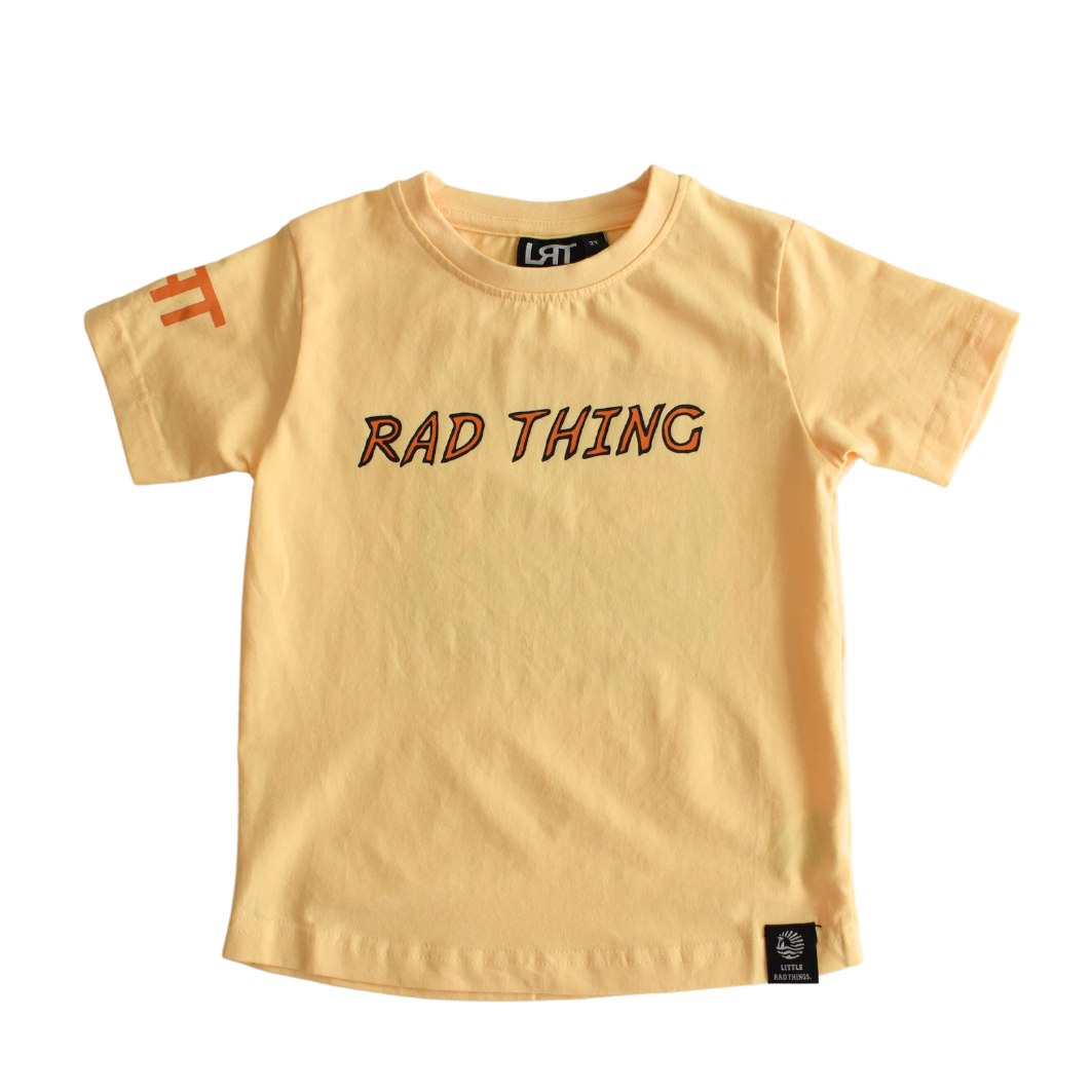 Where The Rad Things Are Tee - Golden Yellow