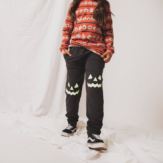 RAGS - Relaxed Fit Joggers - 'Pumpkins': 2T