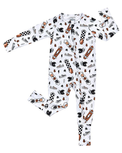 Bamboo Zip Romper | Sk8er