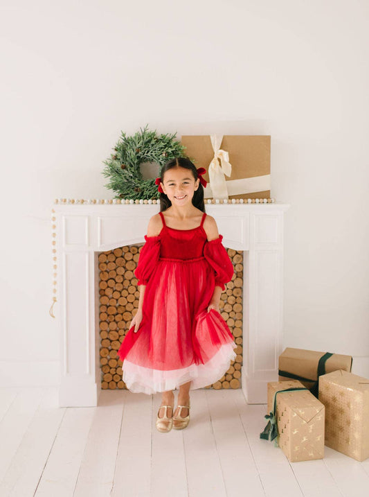 Ollie Jay - Everly Dress in Candy Cane | Girls Special Occasion Dress |