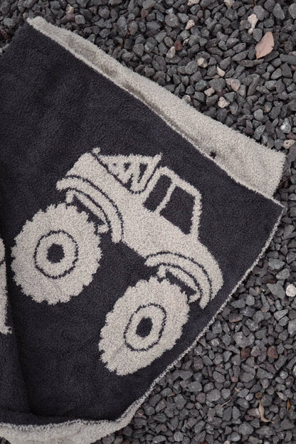 Forever French Baby - Plush Blanket | Monster Truck: Baby/Toddler 45x45
