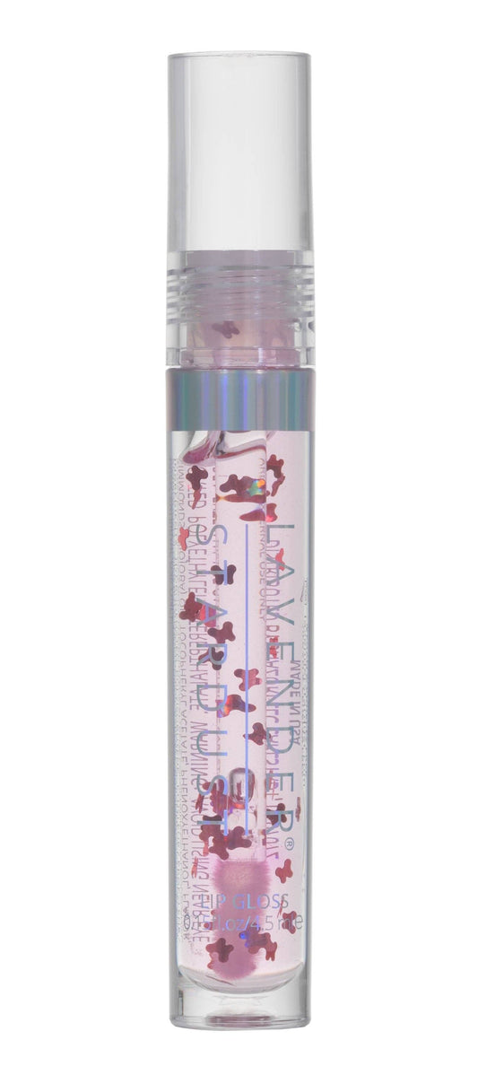 Lavender Stardust - SPARKLE COSMIC LIP GLOSS :BUBBLE BUTTERFLY: 15 Ounces