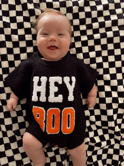 SpearmintLOVE - Sweater Romper, Hey Boo