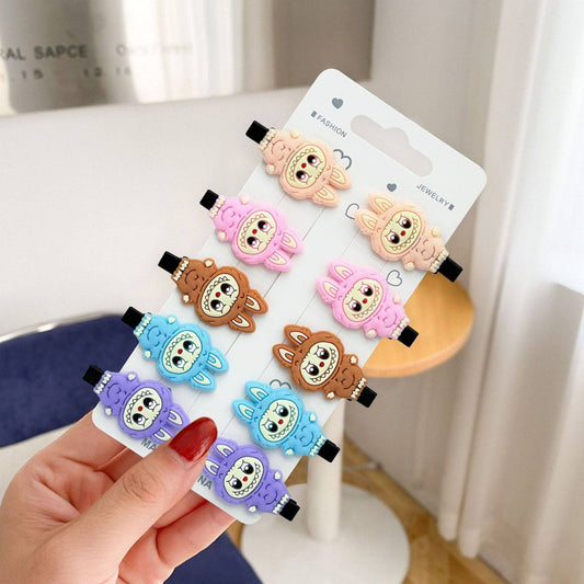 Labubu hair clips: 10 pack