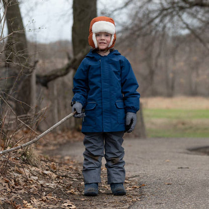 Jan & Jul - Nebula Blue | Puddle-Dry Waterproof Jacket: Thin Liner