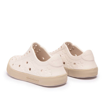 WATERPROOF SNEAKERS: CREAM/TAN