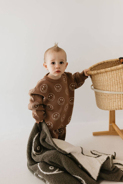 Forever French Baby - Knit Pant Set | Tan Just Smile