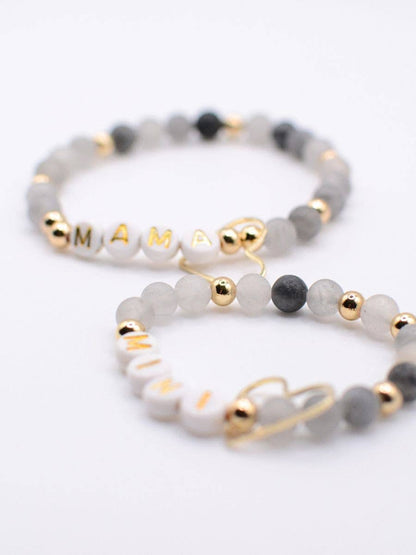 Two and Crew - Faith Based Jewelry & Gifts - Mama Mini Bracelet Set – Matching Mother gift, Mom bracelet