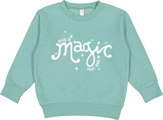 She is Magic | Girls Sweatshirt: Saltwater