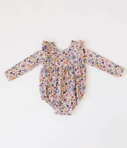 Ollie Jay - Leah Romper in Plum Fields |