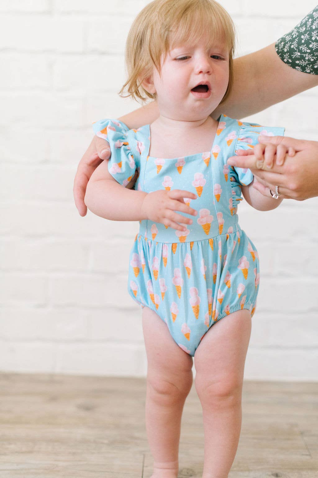 Ollie Jay - Emmy Romper in Ice Cream Dreams | Baby Bubble