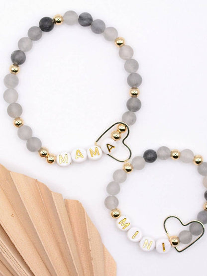 Two and Crew - Faith Based Jewelry & Gifts - Mama Mini Bracelet Set – Matching Mother gift, Mom bracelet