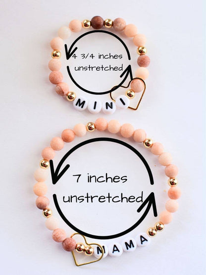 Two and Crew - Faith Based Jewelry & Gifts - Mama Mini Bracelet Set – Motherhood Jewelry, mom gift