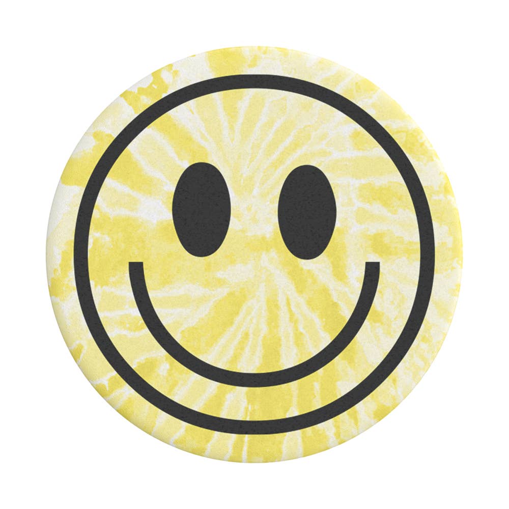 PopSockets - PopSockets Phone Grip - Tie Dye Smiley