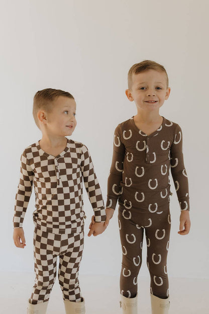 Forever French Baby - Bamboo Two Piece Pajamas | Giddy Up: 2/3 Years