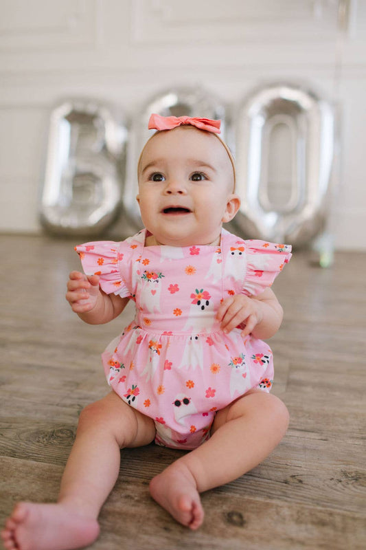 Ollie Jay - Emmy Bubble in Floral Ghost | Baby Bubble